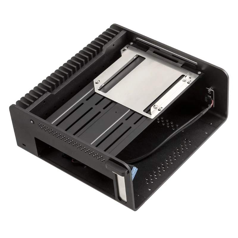 Streacom ST-FC8B Alpha Optical Fanless HTPC-Enclosure + 120-Watt-Power Supply