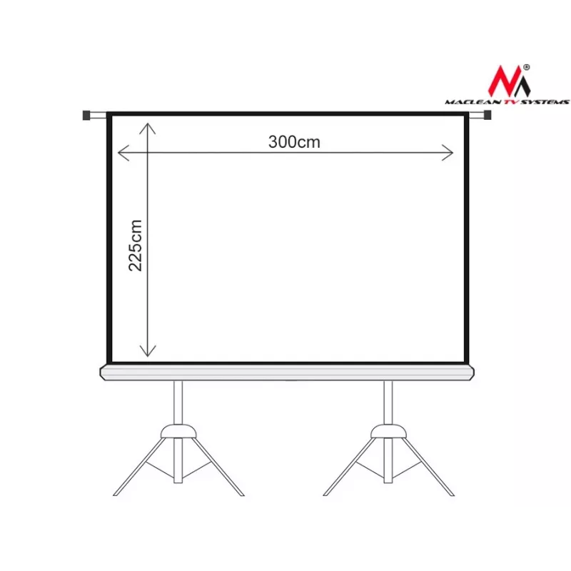 Projection screen MC-712 150 4:3