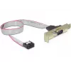 Serial Cable DeLOCK 89300 0.4m DB9 Grey