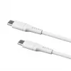 USB-C to USB-C fixed cable FIXED FIXDLS-CC2-WH, 2 m, 60 W