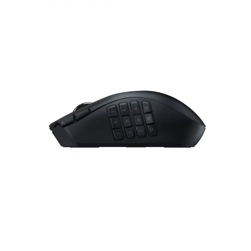 Gaming mouse Razer Naga V2 HyperSpeed RF Wireless + Bluetooth, right-hand, 30000 DPI, optical, black