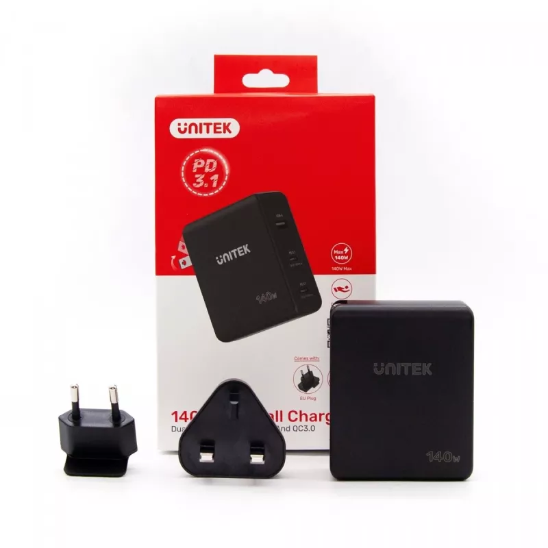UNITEK P1115A mobile device charger Black