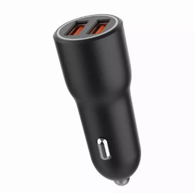 Car mobile device charger Gembird TA-UC-A2QC36-CAR-01, 36 W, 12–24V, cigar lighter, black