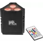 Battery-powered RGBW LED Par Light EUROLITE AKKU IP TL-3 QCL with rechargeable battery, IP-rated portable fixture