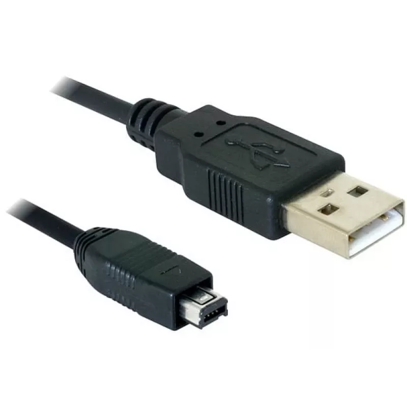 USB Cable DeLOCK 2.0 mini 4-Pin Hirose 1.5m