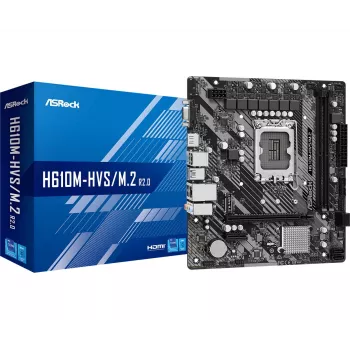 ASRock H610M-HVS/M.2 R2.0 DDR4 LGA1700 Micro-ATX Motherboard