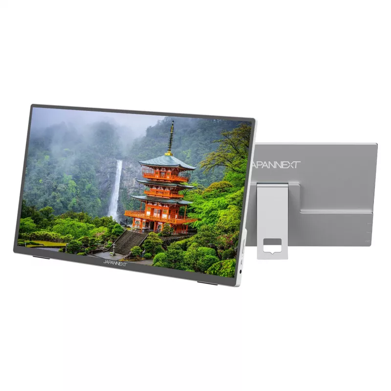 JAPANNEXT JN-MD-I156FHDR-T computer monitor 39.6 cm (15.6 inch) 1920 x 1080 pixels Full HD LED Touchscreen Grey