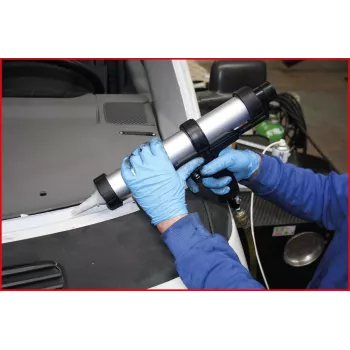 Air pressure cartridge gun ks tools 515.1975 for 310 ml cartridges, pneumatic dispensing tool