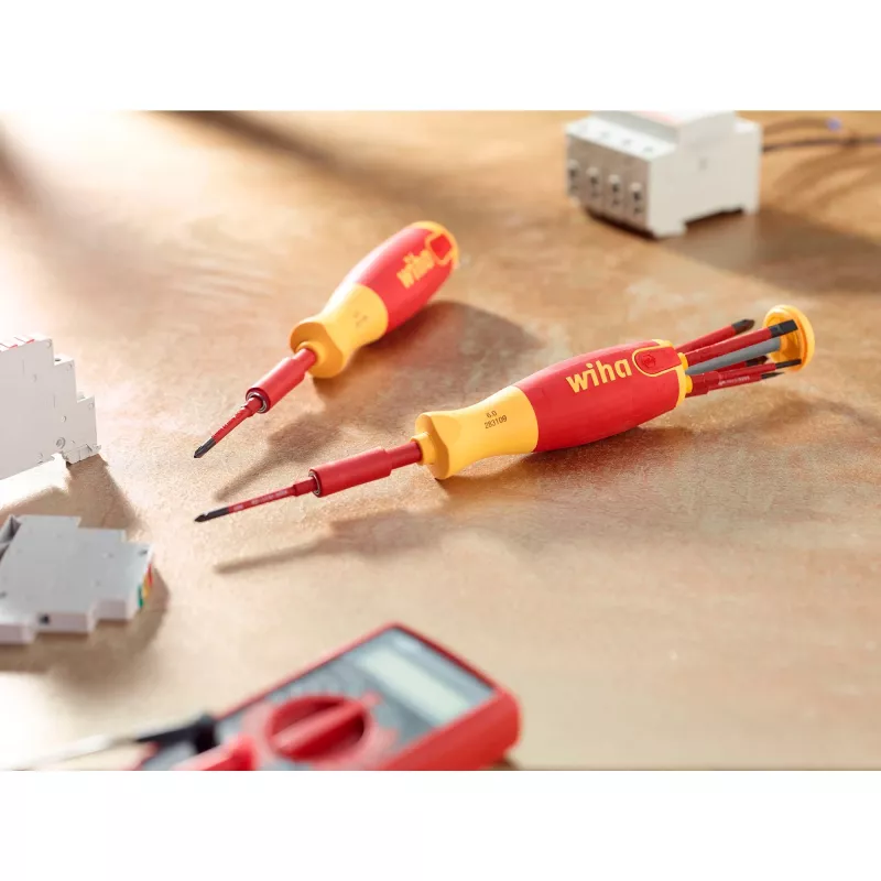 Screwdriver set wiha 41157 LiftUp electric, insulated red/yellow, 7 pieces