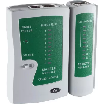 Network Tester ShiverPeaks 75617 — RJ45 cable and port tester for maximum connectivity