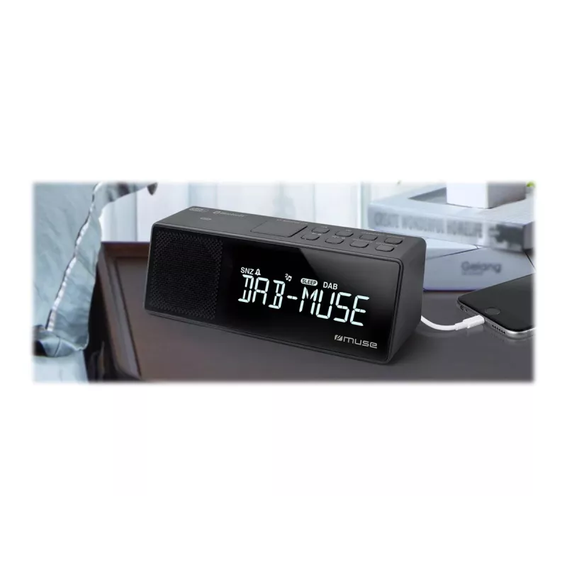 Muse M-172 DBT Portable DAB+/FM RDS Radio, Black