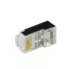 Plug Connector CAT.6 RJ45 100pcs, orange