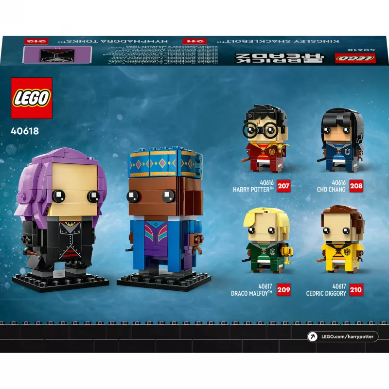 Lego Brickheadz Harry Potter 40618 Kingsley Shacklebolt And Nimfadora Tonks