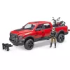 Dodge RAM 2500 Power Wagon with trailer and motorcycle Ducati 02502 BRUDER