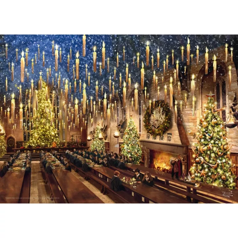 Thomas Kinkade Studios Wizarding World Harry Potter - Great Hall, Puzzle 1000 Pieces
