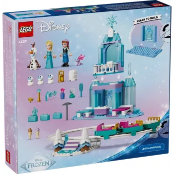 LEGO DISNEY 43281 Elsa's Ice Castle and Snow Ride Adventure