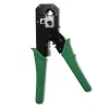Crimping and cutting tool QOLTEC 54381 — modular connectors (network) crimper and cable cutter
