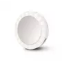 Freestanding Makeup Mirror Medisana 23603 — Round White, Battery Powered, Foldable, Built-in Lighting