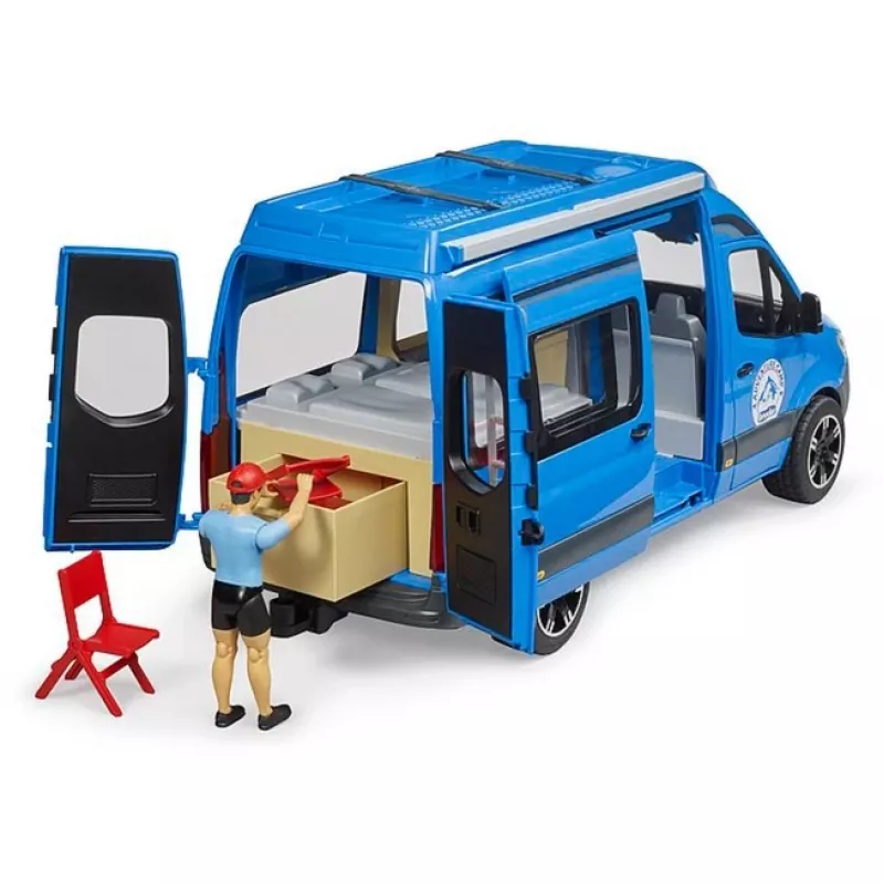 BRUDER Camper MB Sprinter 02684 with driver – scale model vehicle toy