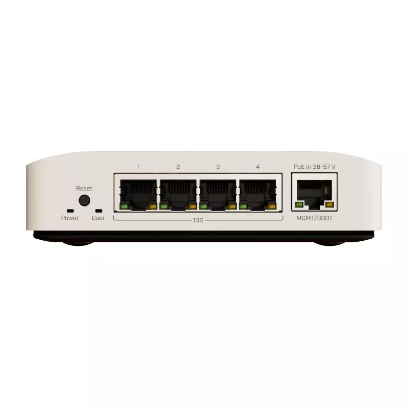 Mikrotik CRS304-4XG-IN network switch 10G Ethernet Power over Ethernet White