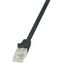 Networking Cable LogiLink Cat.6 U/UTP RJ-45 10m Black