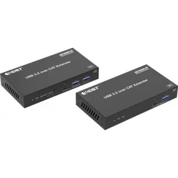 SpeaKa Professional SP-USBE-830 7+2 Port KVM-extender over PC controllable Black (SP-13472960)