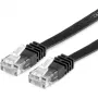 VALUE - Patch-Cable - RJ-45 (M) to RJ-45 (M) - 50 cm - UTP - CAT 6a - Halogen-Free, Moulded, Stranded, Flat - Black (21.99.0820)