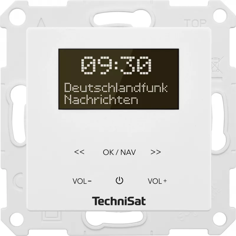 TechniSat DigitRadio UP 55 - DAB-Radio - 2 x 2 Watt - White (0001/3901)