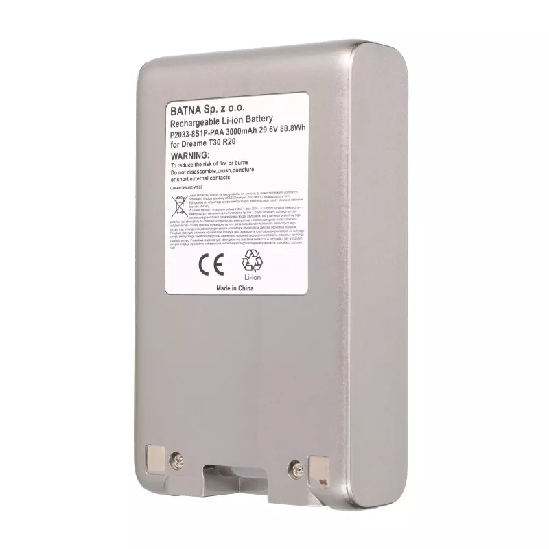 Battery for Dreame vacuum T30 R20 21.6V