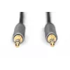 Digitus Audio Connection Cable 3.5 mm jack to 3.5 mm jack 1.8 m Black