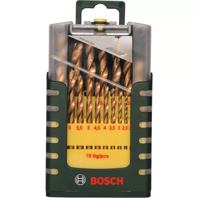 Bosch Prom 19-tlg. Metallbohrer HSS-TiN| 2607017152 Drill bit set 19 pc(s)