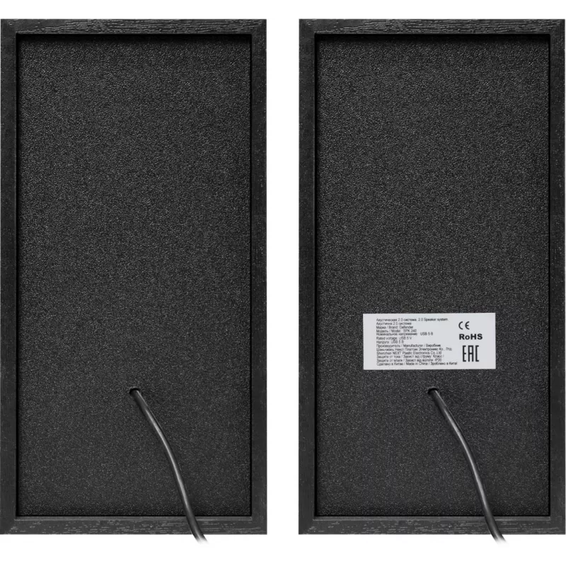 DEFENDER SPK-240 wired desktop speakers, 2.0, 6 W RMS, USB powered, 3.5 mm, black