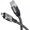 Goobay 70755 USB-C to RJ45 Ethernet CAT 6 Cable for Stable Wired Internet Connection with Router/Modem/Network Switch/Replaces USB to RJ45 Adapter / 1