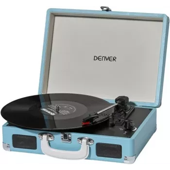 Inter Sales DENVER VPL-120 - Turntable 1 Watt - Blue