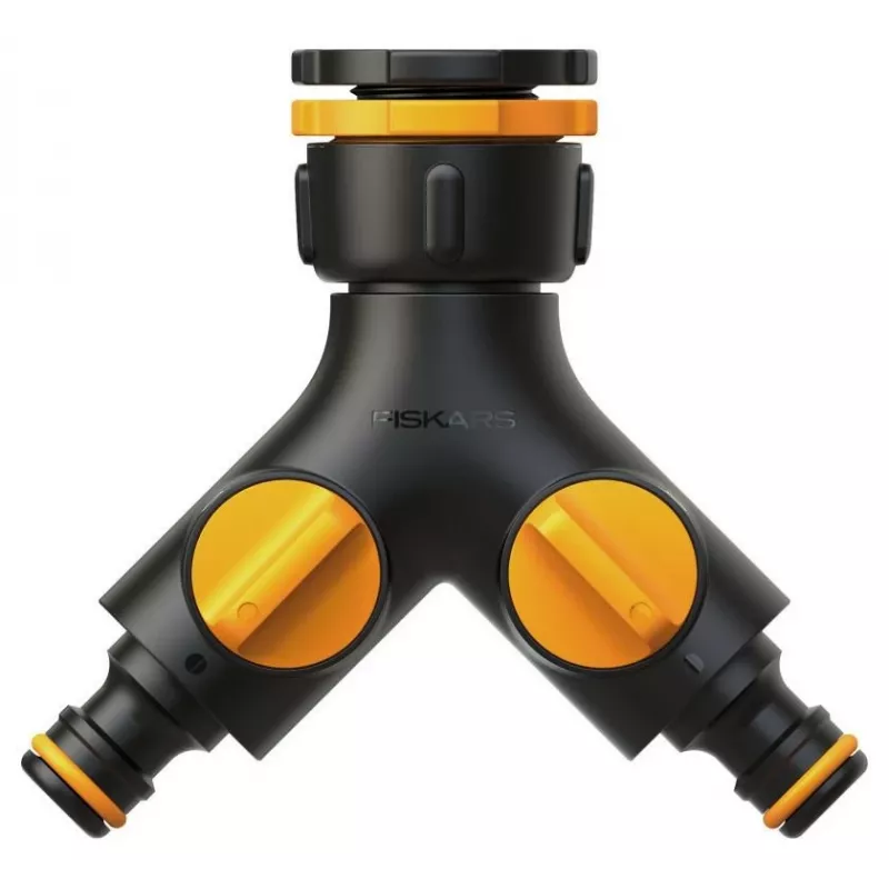 Fiskars 1027061 water hose fitting Tap connector Black, Orange 1 pc(s)