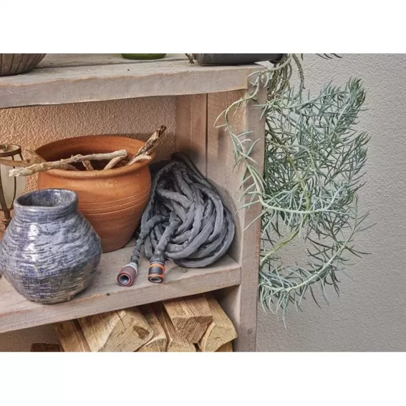 Gardena Liano garden hose 25 m PVC Black Grey Above ground