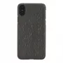Phone case man and wood for iPhone X/XS — black Carbalho cover