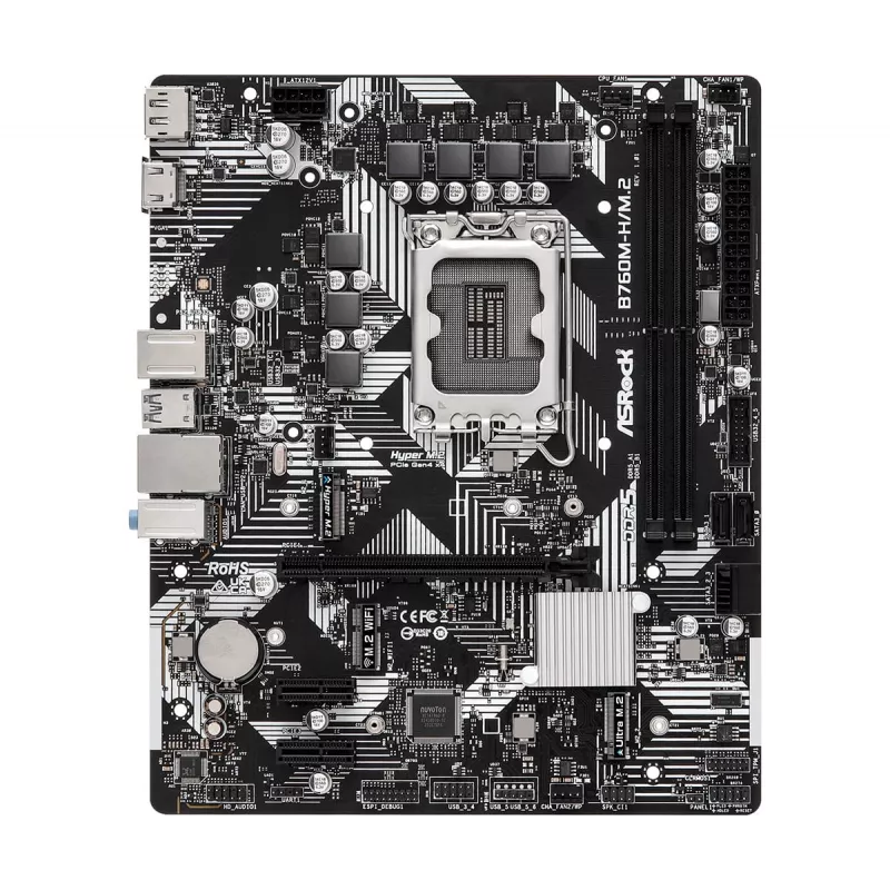ASRock B760M-HDV/M.2 DDR5 Micro-ATX Motherboard