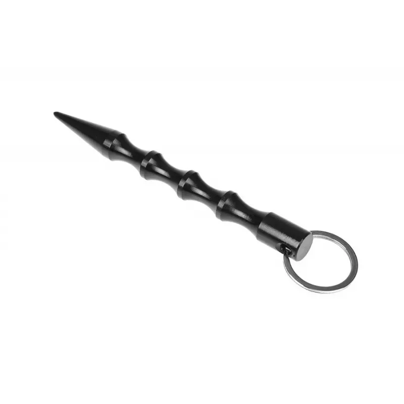 Tactical pen GUARD YC-008-BL — compact duraluminum pen with glass breaker, 150 mm, 50 g, black
