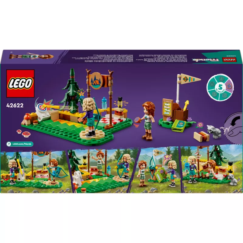 Construction toy LEGO Friends Archery Adventure Camp 42622 — 157 pieces, 2 minifigures, age 6+