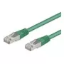 Wentronic Goobay CAT 5e Patch Cable, F/UTP, Green, 10 m - CCA Copper Mix (50185)