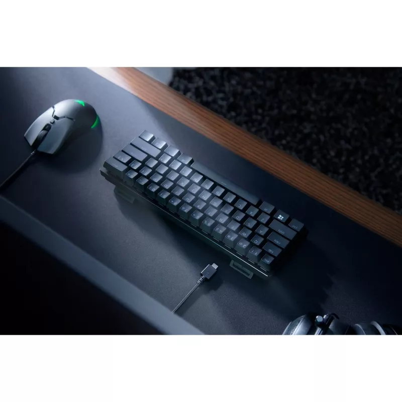 Huntsman Mini, Gaming Keyboard black, DE-Layout, Razer Linear Optical (Red)