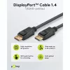 DisplayPort cable Goobay 74779 3 m Black G-Sync FreeSync