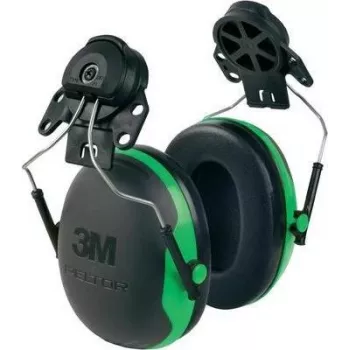 3M PELTOR Helmet Attached Earmuffs X1P3E, 10/Case Protective helmet earmuff