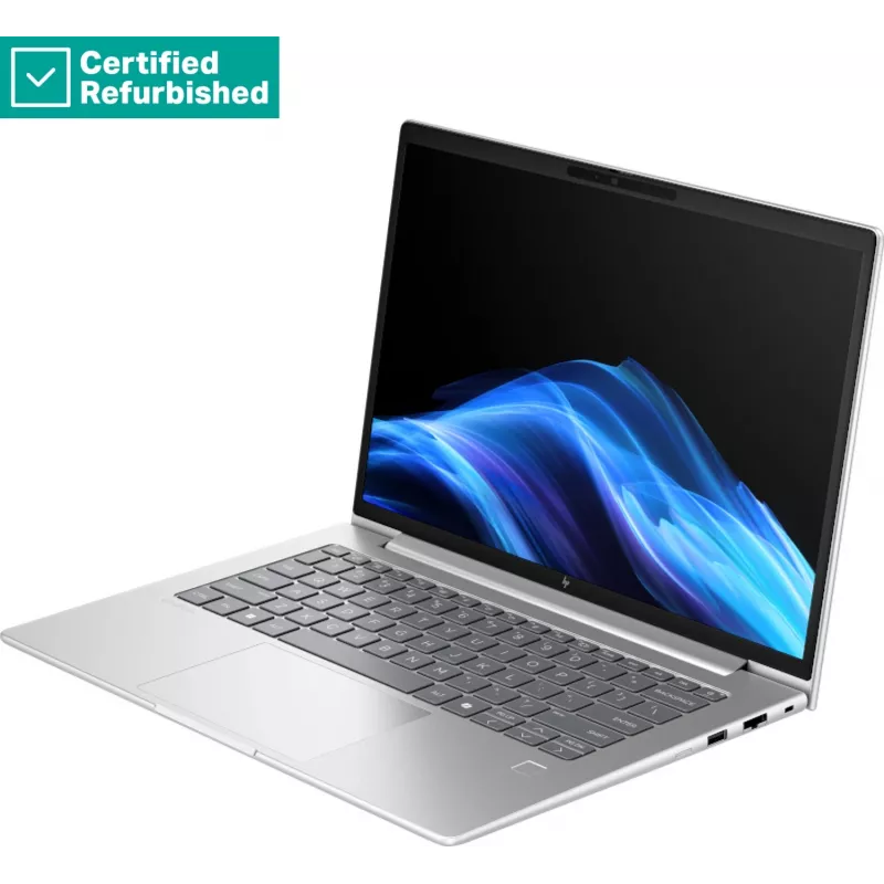 RENEW SILVER HP EliteBook 6 G1i 14 - Ultra 7-255U, 16GB, 512GB SSD, 14 WUXGA 300-nit AG, 5MP IR cam, FPR, US backlit keyboard, 56Wh, Win 11 Pro, 1 years