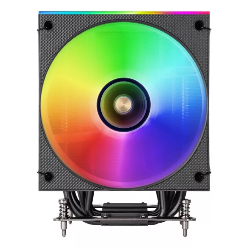 Air cooler TACENS Mars Gaming MCPU-LCD, 120 mm fan, TDP 300 W, supports LGA1700/1200/115x/1366 and AM4/AM5, black