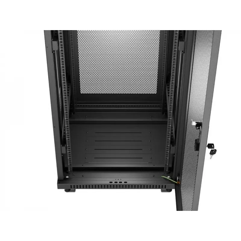 Lanberg FF01-6632-23BL rack cabinet 32U Freestanding rack Black