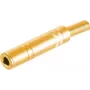 Wire Connector ShiverPeaks BS50800-G 6.3mm Gold Female