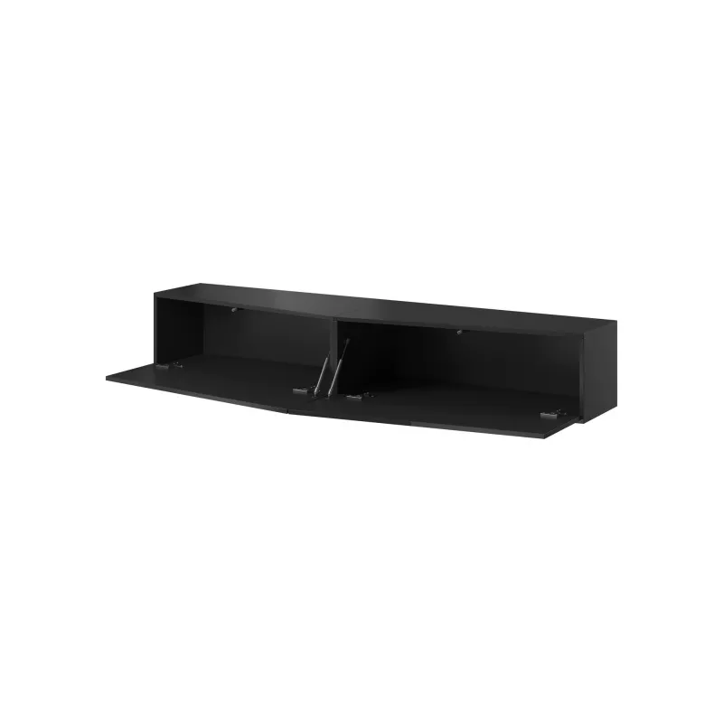 Cama Living room cabinet set VIGO SLANT 6 black/black gloss