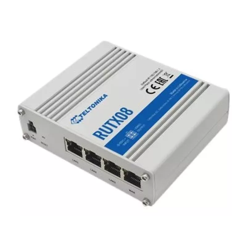 Teltonika RUTX08 wired router Gigabit Ethernet Stainless steel